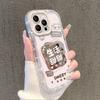 Applicable To Apple 13 Mobile Phone Case Iphone14 Human Room Cute Cartoon 11 Mirror Anti-fall 12 Transparent Soft Edge Xs