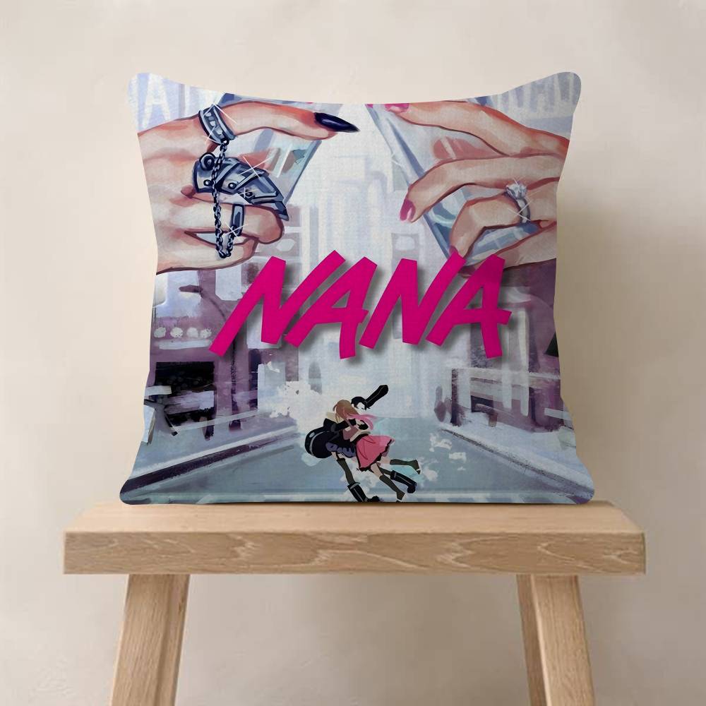 

Anime NNANA Shoujo Manga P Pillow Cover Sofa Cushion Cover Home Room Decoration Children Gift 30x30 cm