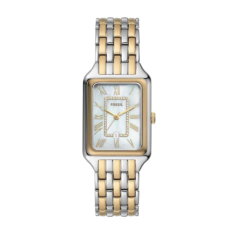 Fossil RAQUEL ES5305 Women s Watch, Silver & Gold