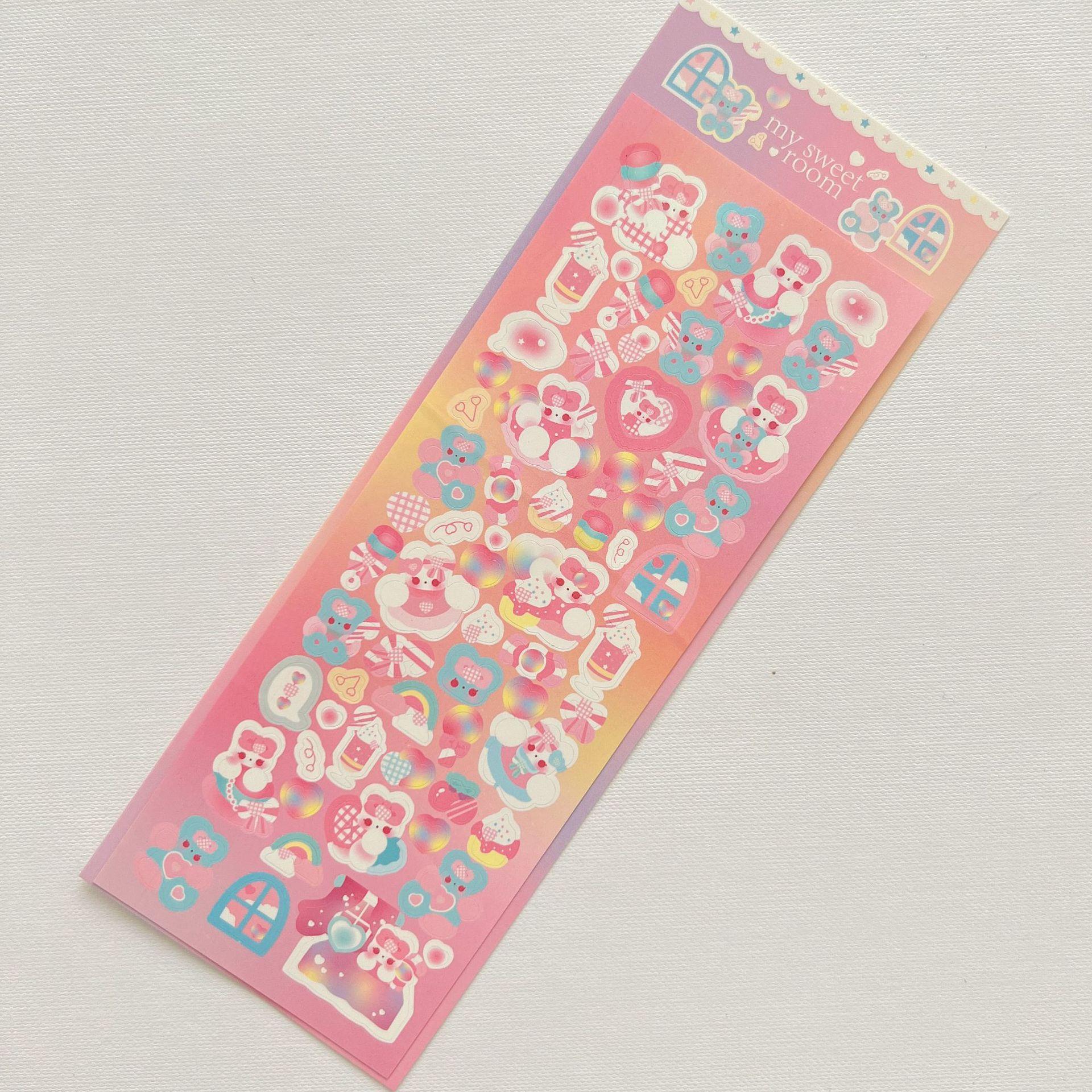 Корейская популярная наклейка на фоторамку с милым персонажем — фото 9