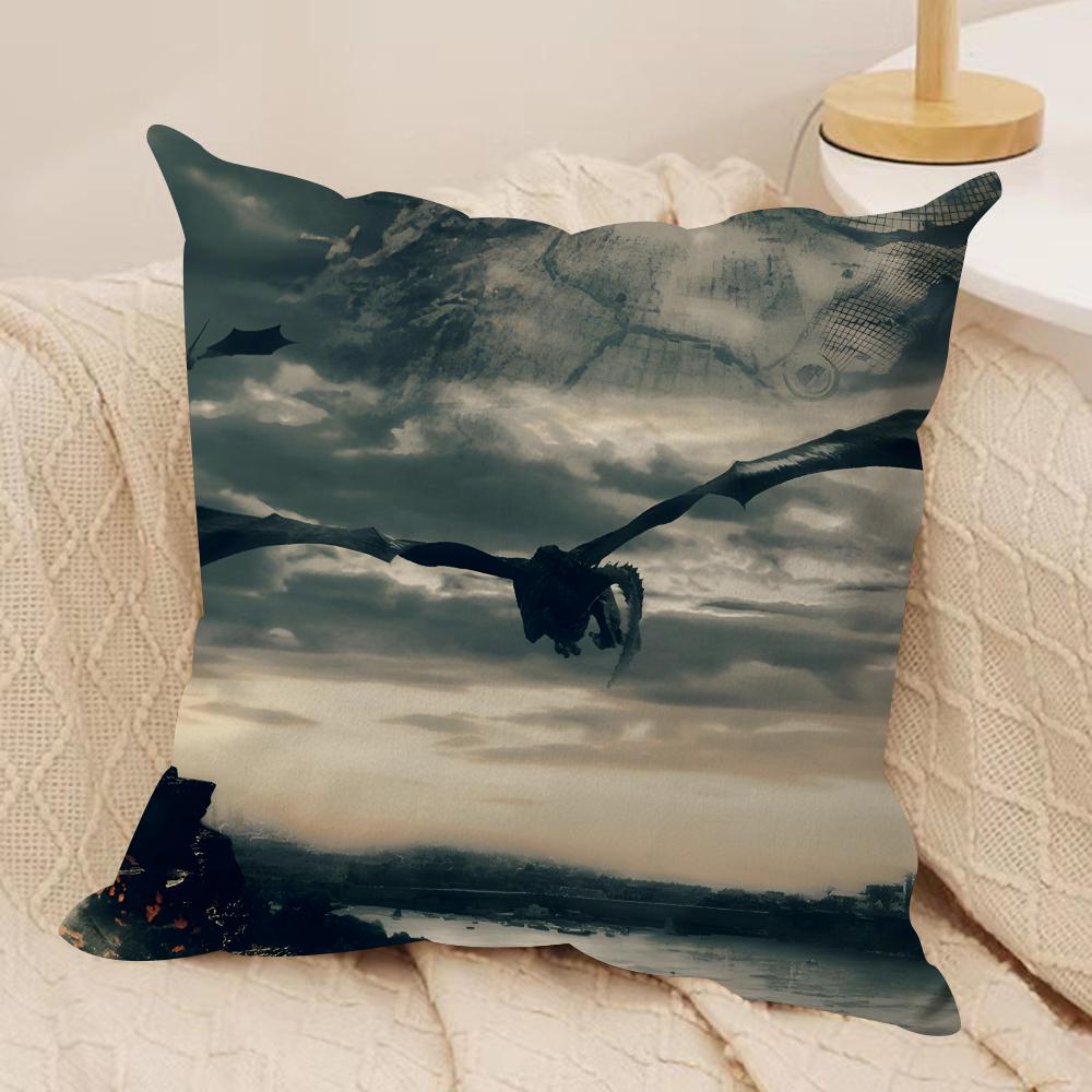 G-Game Of T-Thrones Movie Cushion Cover Pillowcase Ultra Soft Skin Friendly Fabric Cloud Like Comfort & Concealed Zipper