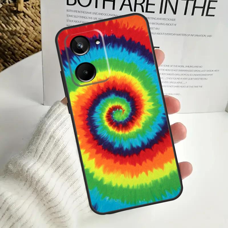

Психоделический Тай-дай Хиппи Арт Для Realme C75 C55 C71 C53 C67 C61 C33 C63 C51 C65 15 GT7 Pro 10 11 12 13 14 Pro Plus Чехол Realme C55