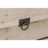 Console style item home - Marron pin - 140 cm - Blanc