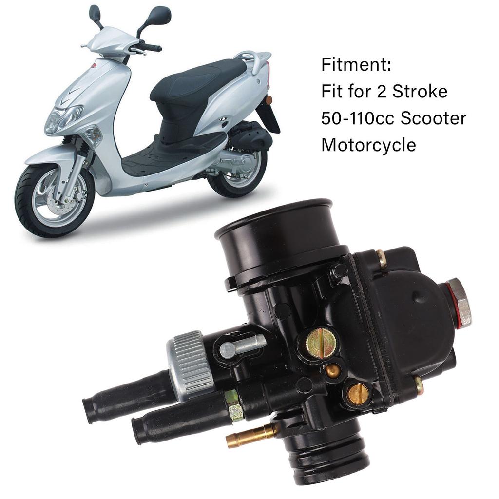 for Dellorto PHBG DS 21mm Carb Carburetor for 2 Stroke 50‑110cc Scooter Motorcycle Moped