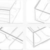 1 Acrylic Drawer-Type Coffee and Tea Bag Storage Box, Dust-Proof and Transparent Stackable Coffee Capsule Instant Milk Tea Desktop Organizer, Stat