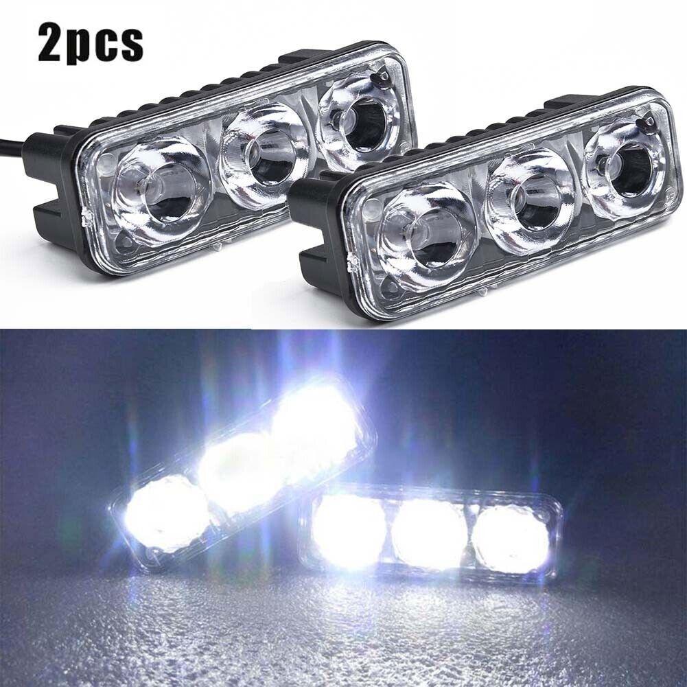 Universal Light 12V 2pcs Super White High Power Daytime Running Durable