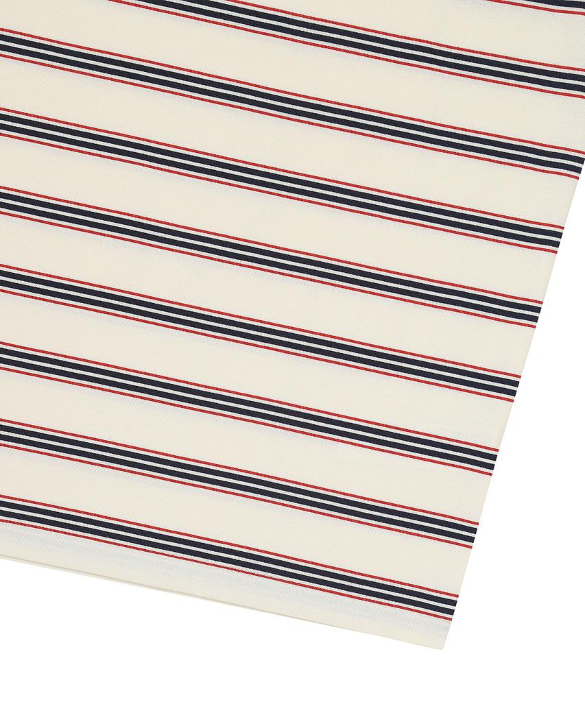 Syupeodeulai Mehrfarbig gestreiftes Poloshirt Elfenbein Sduipdp27Ivr