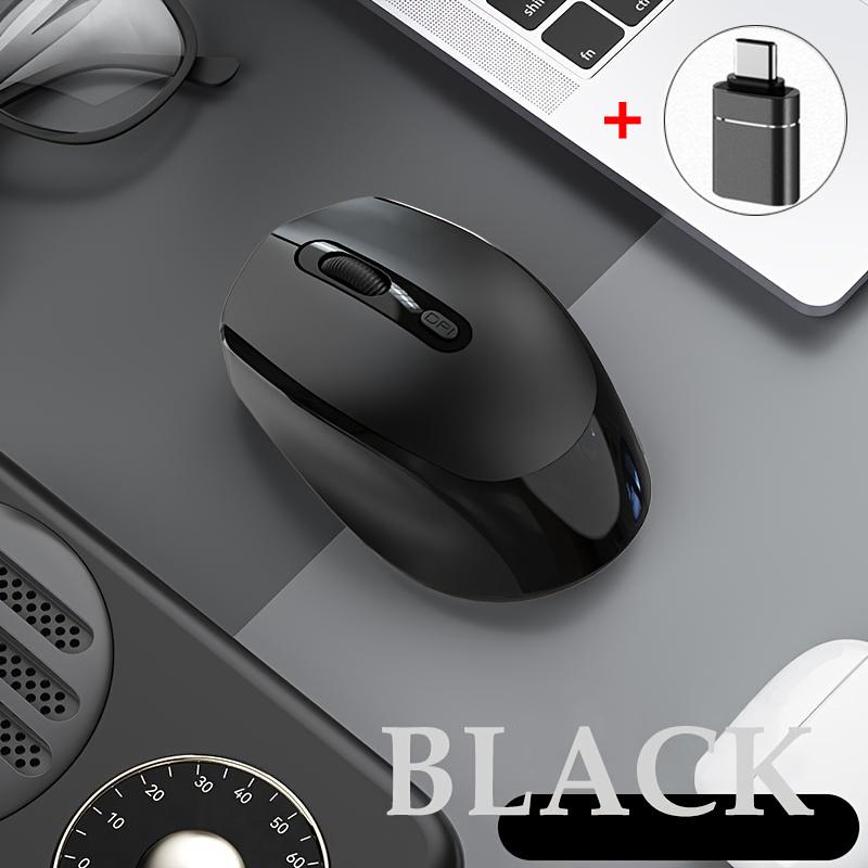 Bluetooth-compatible Wireless Mouse Ergonomic Computer Mouse PC Optical Mause with USB Receiver 2.4Ghz Wireless Mice For Laptop