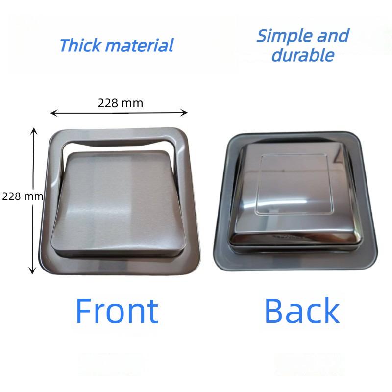 Pattumiere in Acciaio Inossidabile Pattumiera con Coperchio a Scuotimento Integrato Pattumiera Portatile per Bagno Pattumiera Moderna per Cucina per Rifiuti Alimentari