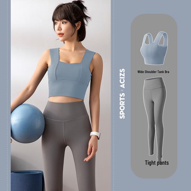 Conjunto Esportivo e de Yoga com Sutiã Esportivo Emagrecedor Costas Nuas Feminino 2025