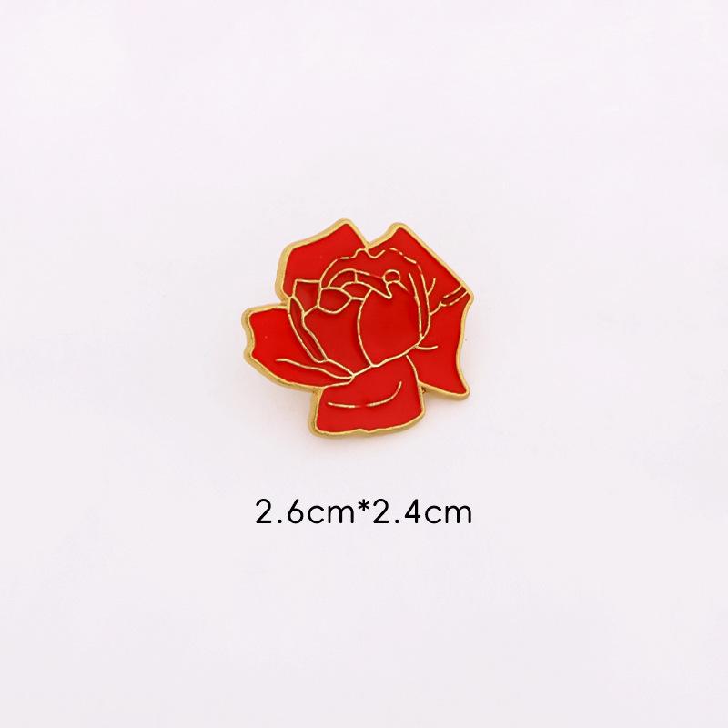 High-End Retro Rose Brooch: Exquisite 3D Cute Pin for Clothes and Bags