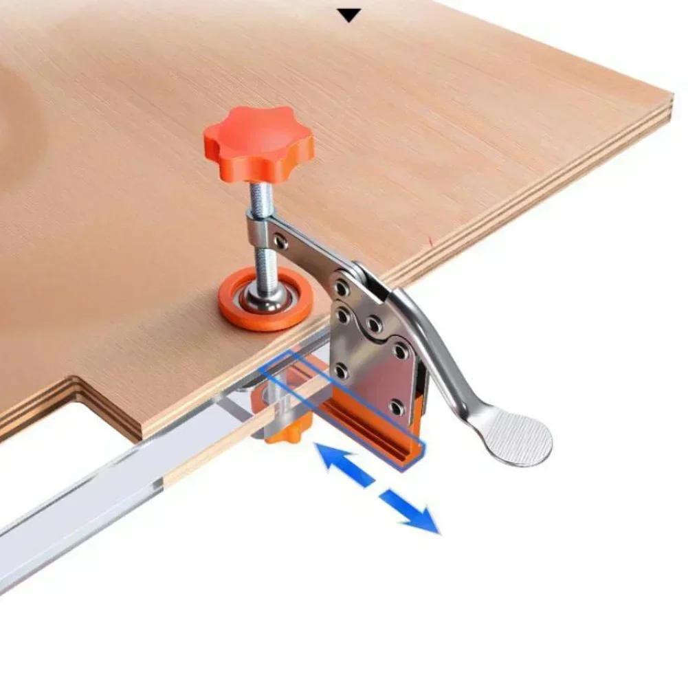 Woodworking Slotting For Mold Cabinet Door Auxiliary Tool Plate Clamp Drilling  For Power Tool Accessory