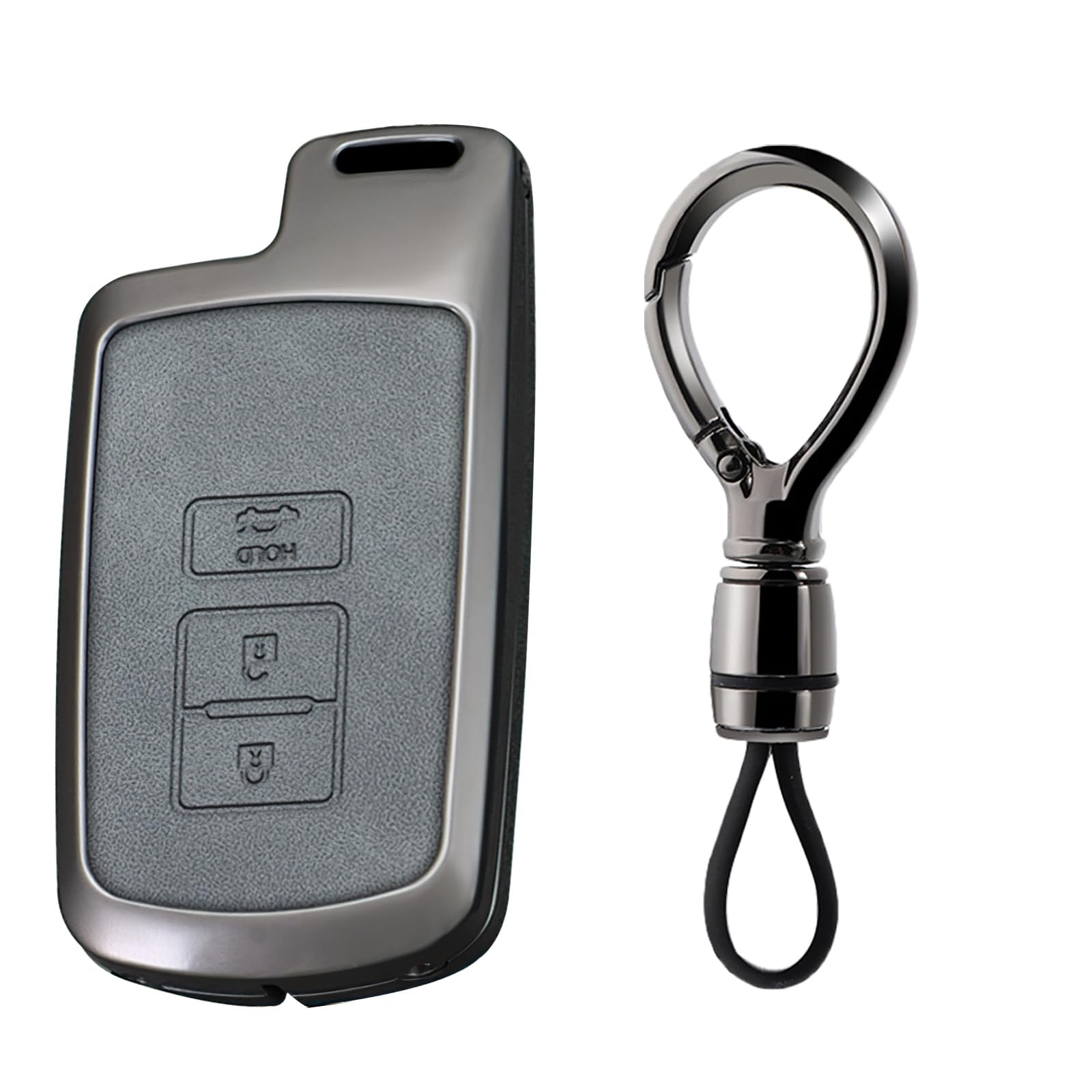 

Чехол для ключа Toyota, Крышка для ключа, Держатель для ключа, Для Toyota Alphard 30, Harrier 60 Series, Compatible with genuine car серый