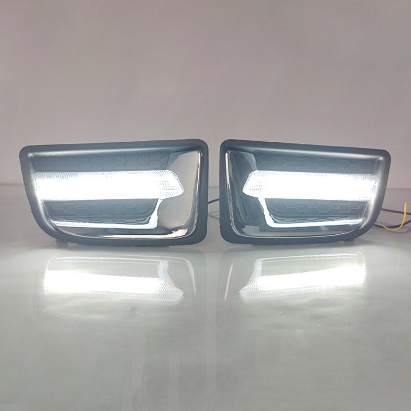 

DRL For Isuzu D-MAX 2015-2018 Led Daytime Running Light Dynamic Turn Signal Front Bumper Fog Lamp Modified Exterior Accessories