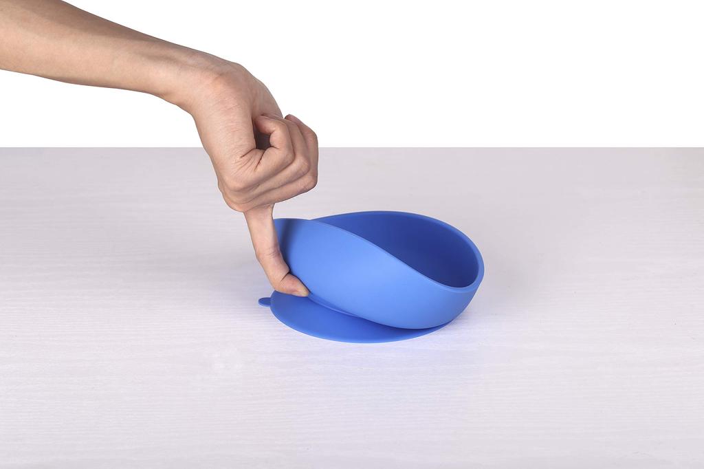 Okabe Western Tableware Pitatto Silicone Factory, Plate, Blue, PD-03, 15.5cm