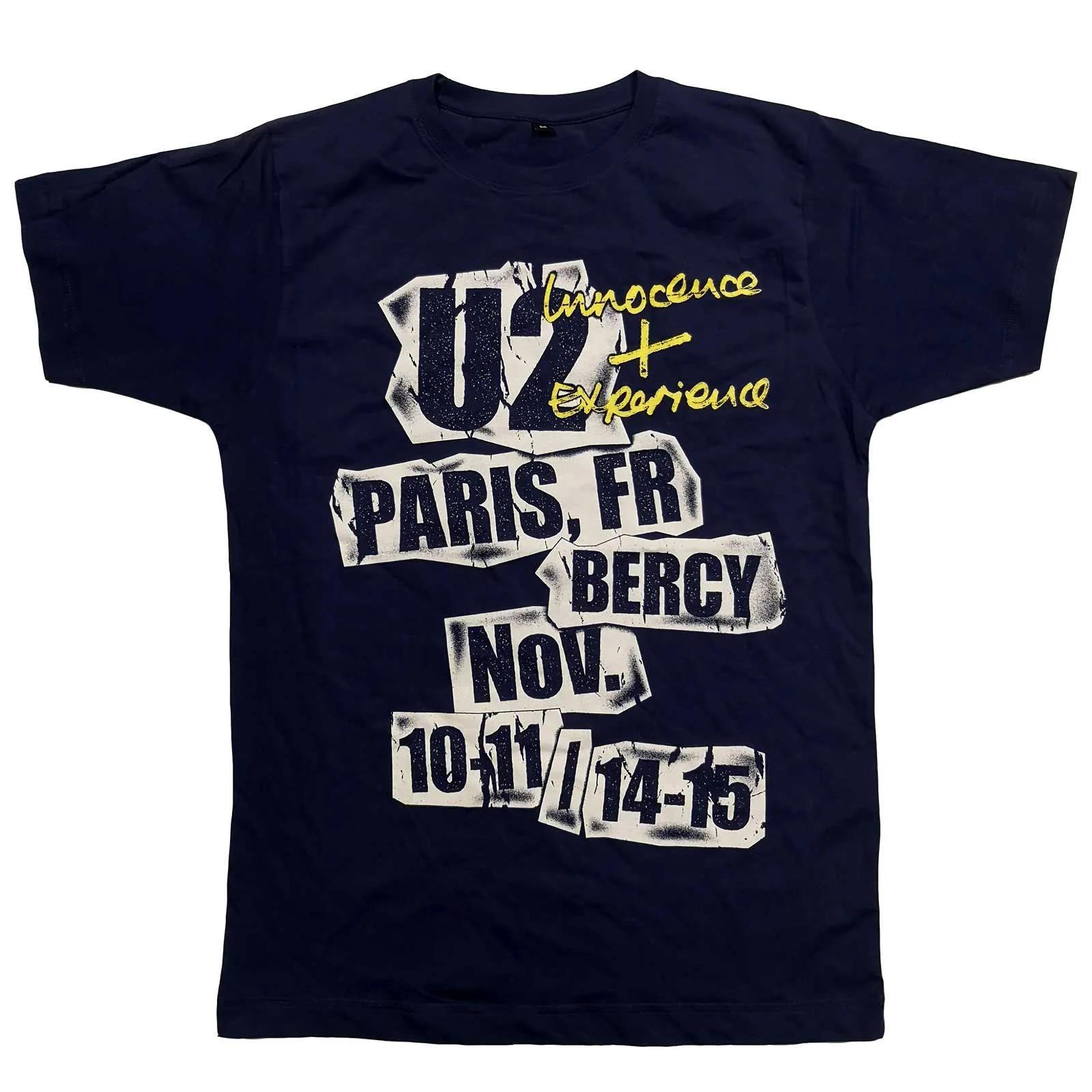 U2 Innocence Experience Paris Bercy Nov 1011 1415 T-shirt XXXXL
