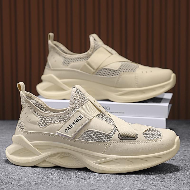Fashion Mesh Sports Shoes for Men Running Tourist Walking Shoe in Promotion Breathable Man Casual Sneaker Gym Wide Without Leather Light