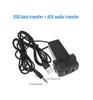 Mitsubishi Dual USB Car Charger with QC3.0 Fast Charge, AUX, HDMI, and USB Flash Drive Support