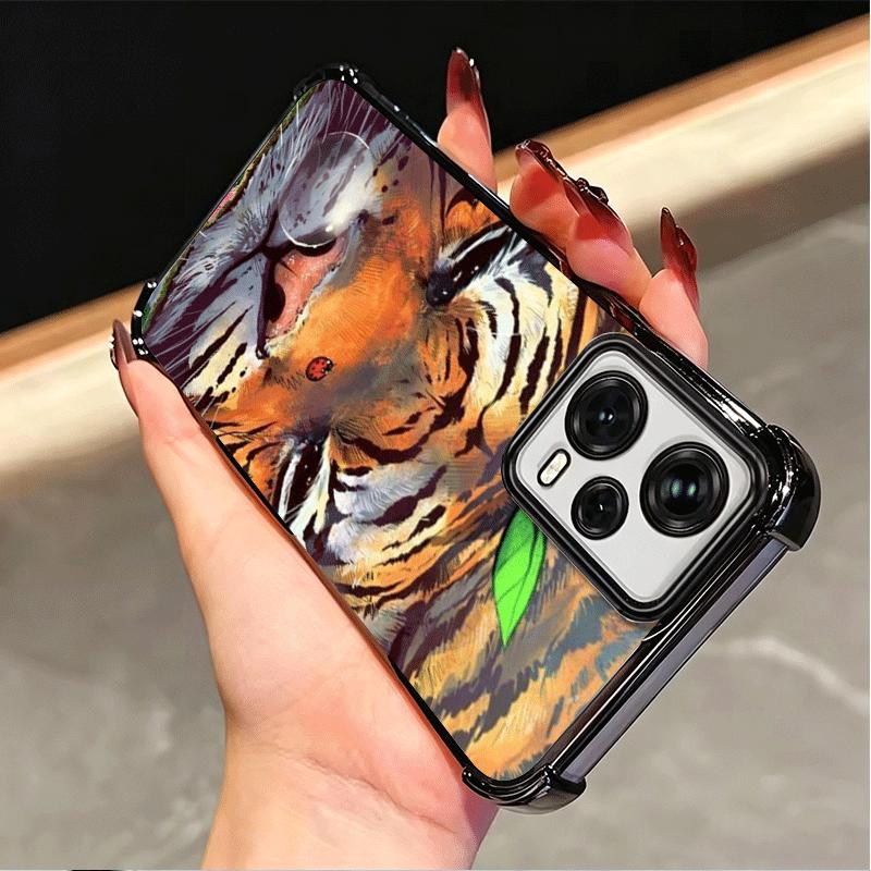 Superior Tiger Pattern Art Soft Phone Case For Xiaomi Poco X7 X8 Pro Max X6 X5 X3 F8 Ultra F7 M8 M7 M5S Redmi 15C 15A 15 14C 13C
