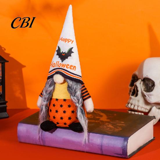 Halloween Hanging Ornaments Gnome Decor, Rudolph Faceless Doll Figurine for Shelf Table, Spooky Party Decorations Cute Ornament Home, Trick