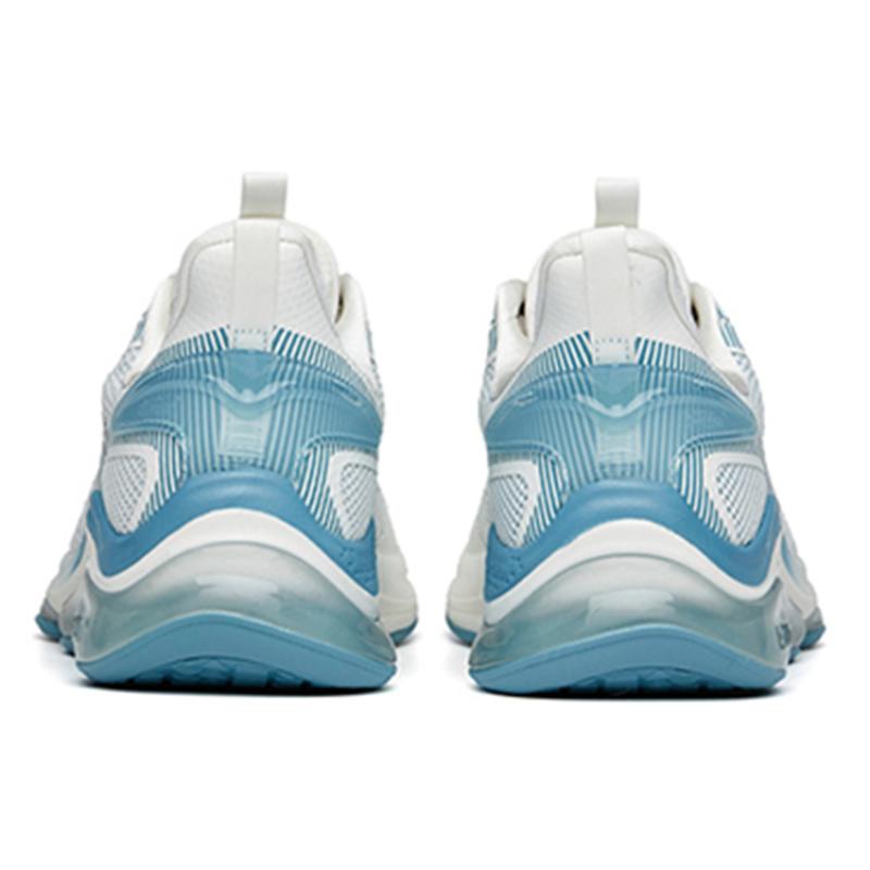 Anta Cushioned Slip-Resistant Abrasion-Resistant Breathable Low-Top Running Shoes Men's White Blue Yellow Sneakers 112215501-3