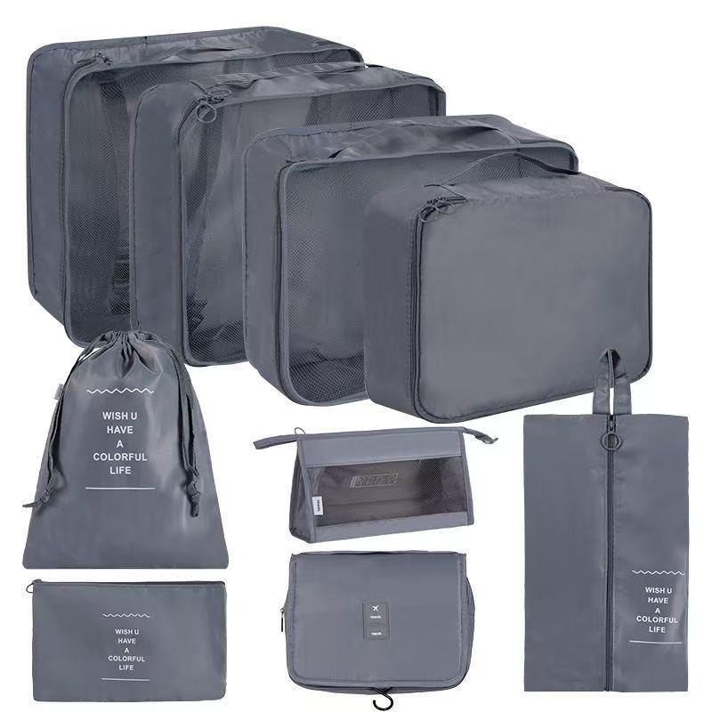 7-Piece Travel Storage Bag Set for Clothes and Underwear