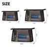 Nylon Mesh Cosmetic Bag Portable Large Capacity Transparent Travel Lipstick Storage Bag Printable Wash Storage Bag