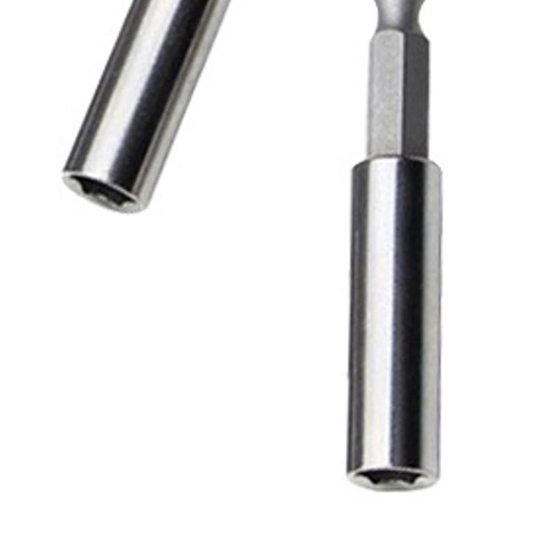 Hexagonal Handle Extended Connecting Rod Magnetic Screw Bits Extension Rod Long Handle Screwdriver Tip Holder Non-Slip Hand Tool