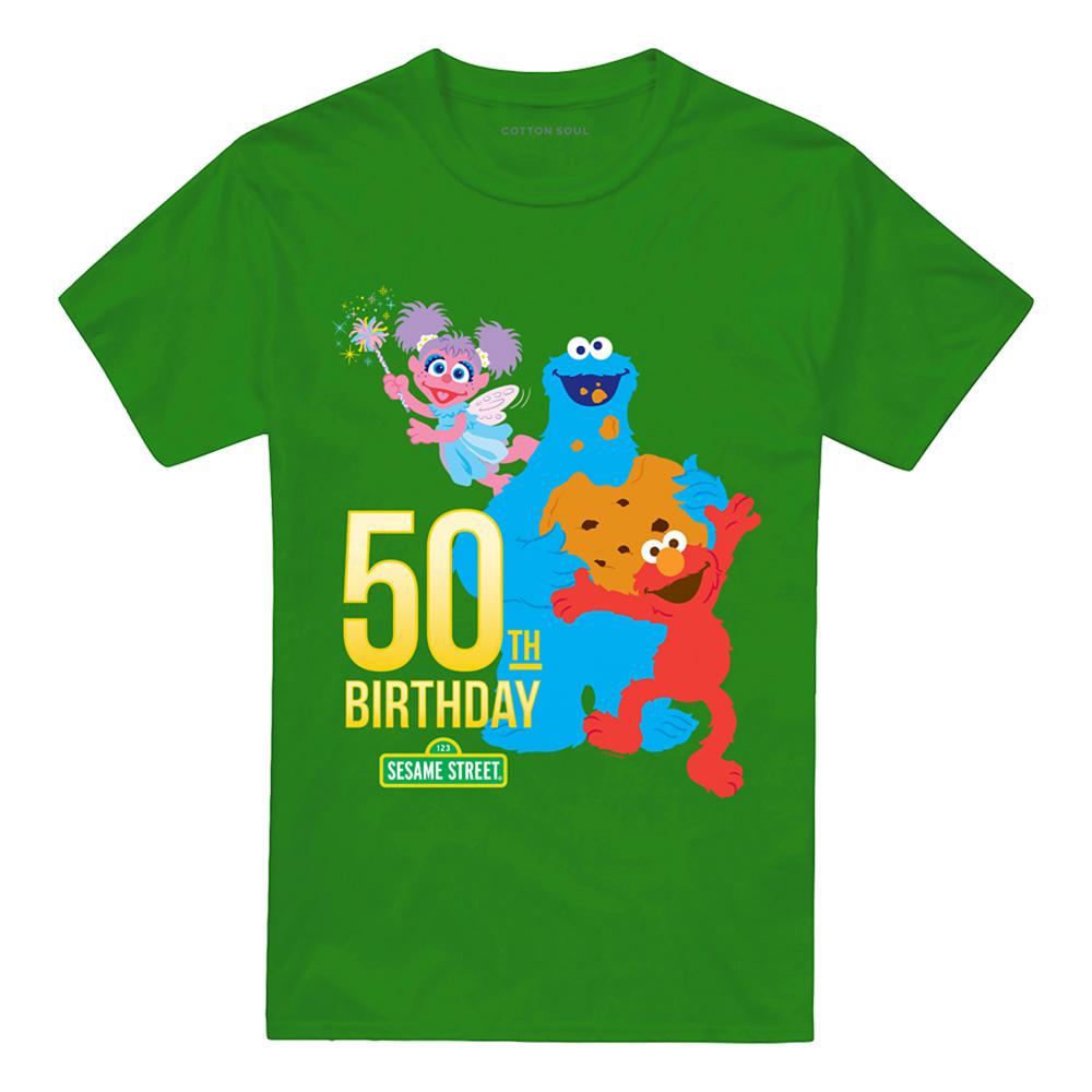 Sesame Street Unisex Adult 50th Birthday T-Shirt