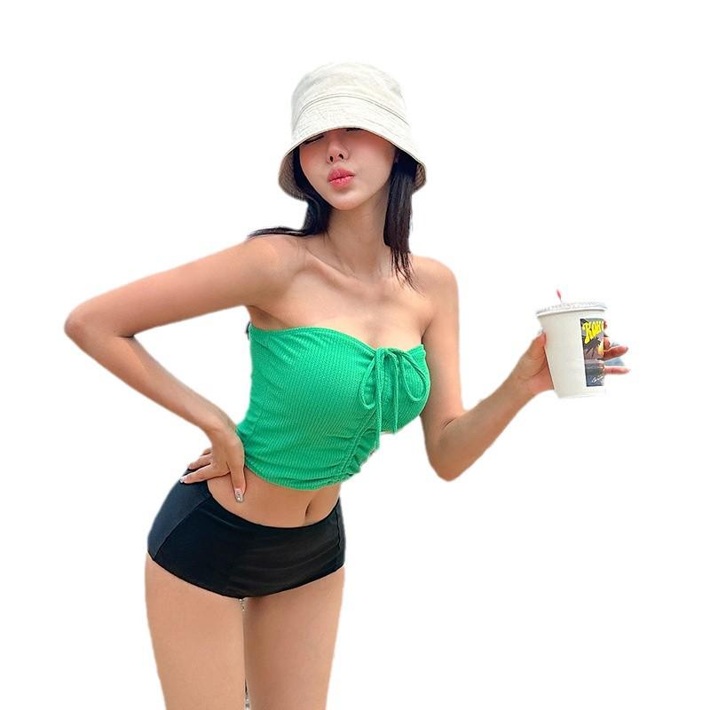 Women's Sexy Backless Two-Piece Swimsuit - High-End Hot Girl Beach Wear