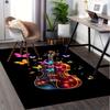 Colorful Butterfly Violin Chair Mat Office Carpet, Oversized Rug for Home Decor, Gift, Suitable for Bedroom, Living Room, Various Rooms