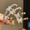 Fashion Butterfly Jewelry Bracelet With Zircon Stones For Elegant Women