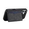 DENIOR For iPhone 17 Case Card Holder Kickstand Leather Phone Back Cover