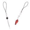 Trendy Mobile Phone Chain Women Sweet Cool Heart Cross Pendant Phone Strap Lanyard Keychain