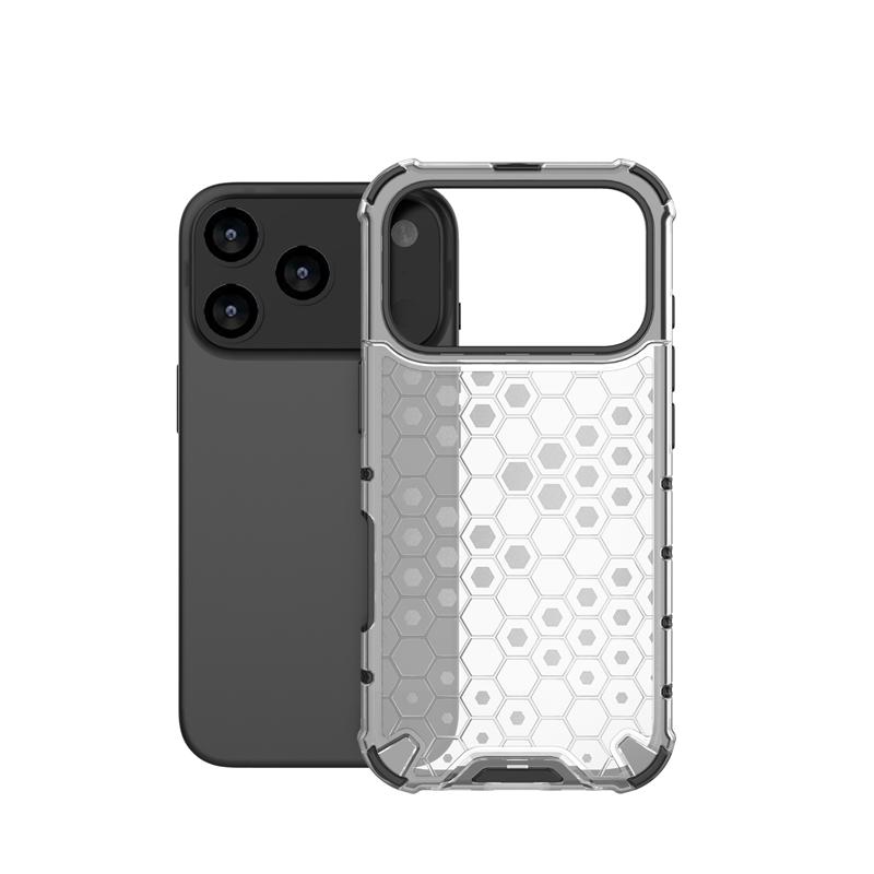 For iPhone 17 Pro Case iPhone 17 Pro Cover Honeycomb Style Bumper Shield Protective Phone Cases For iPhone 17 Pro Max Air Funda