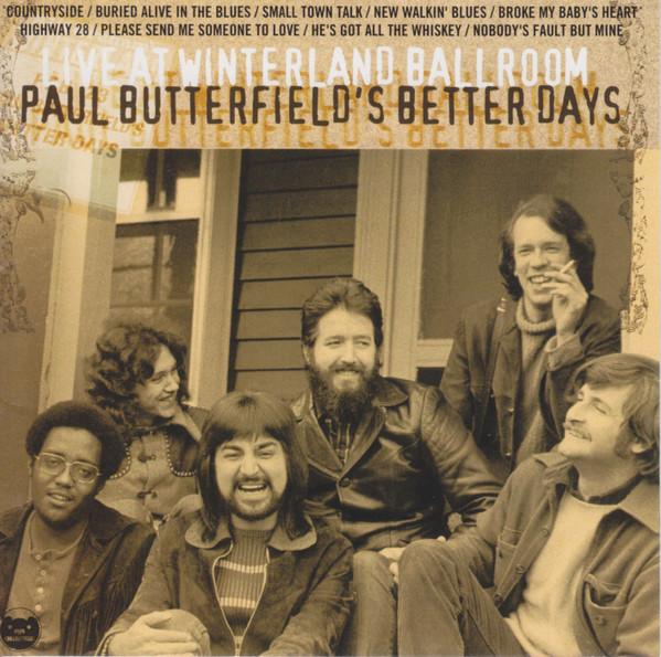 

CD PAUL BUTTERFIELD S BETTER DAYS - Live At Winterland Ballroom VICP60651PROMO Bearsville 1999 Япония ОбиКантри Б/У