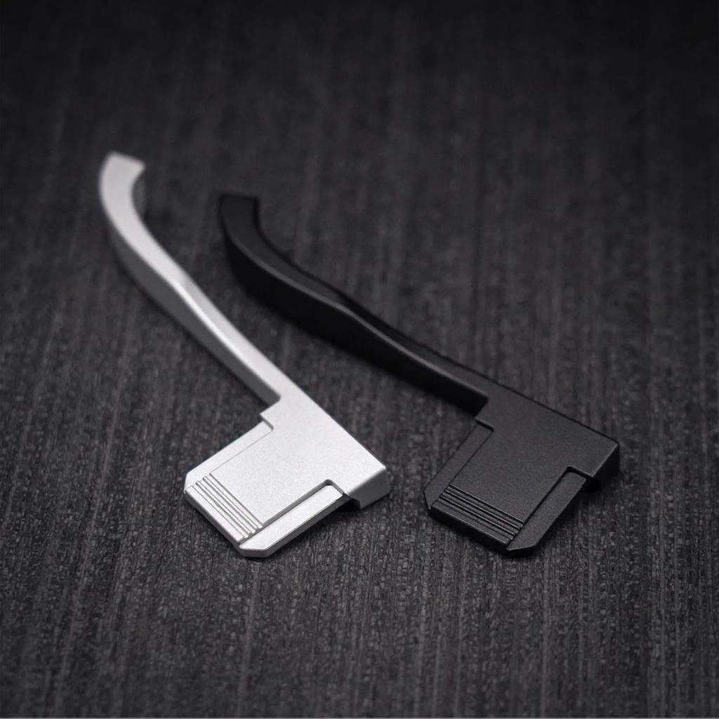 Mâner de prindere cu degetul mare tip Shoe Rece din aluminiu pentru camera Panasonic Lumix S9 Suport pentru cameră Design Ergonomic(Negru)