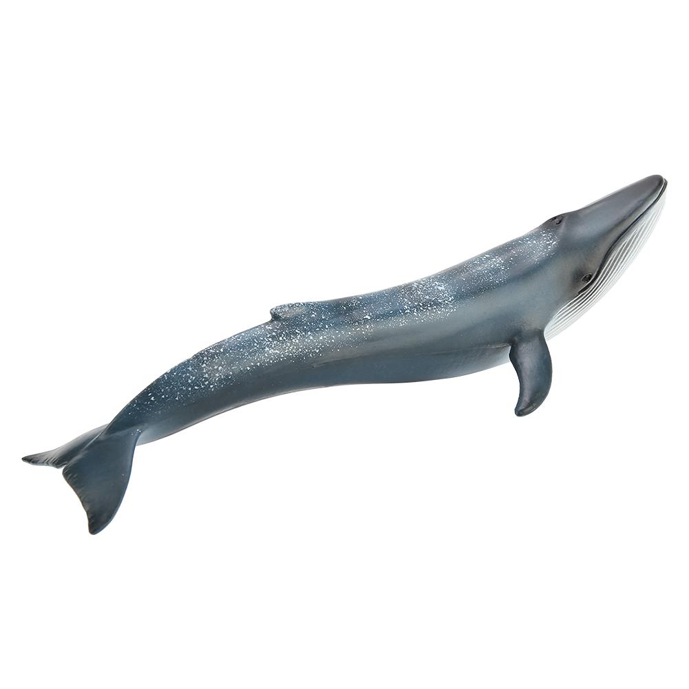 Simulation Whale Miniature Animal Toy Collection Figurine Home Decor Ornament (Blue Whale)