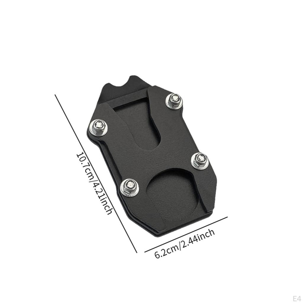 Motorcycle Kickstand Pad Enlarger Support Plate Enlarged Base Easily Install Accessories