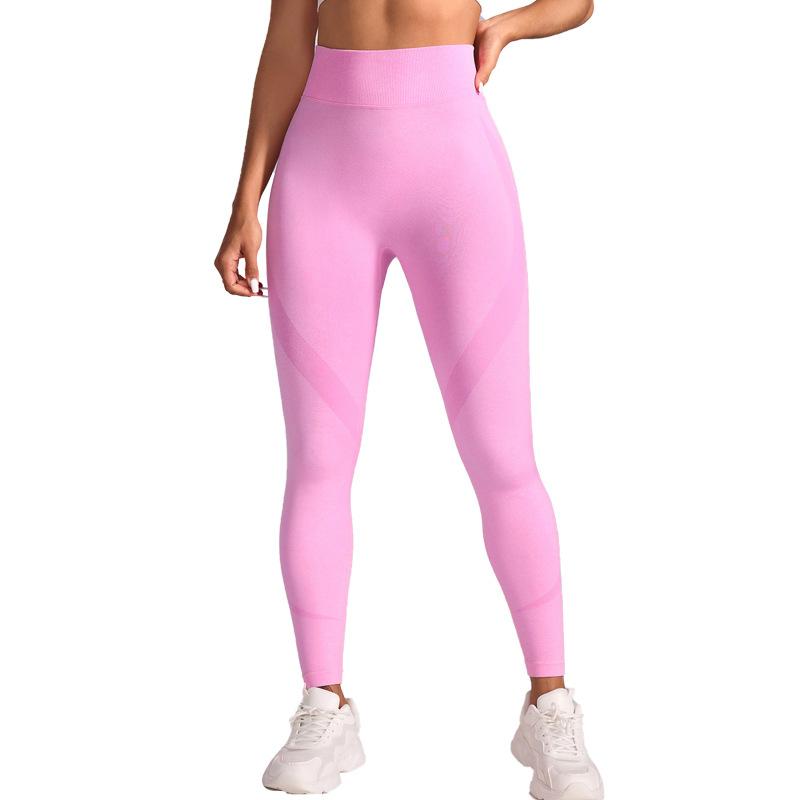 

Новые бесшовные эластичные штаны для йоги с персиковыми бедрами, облегающие фитнес-штаны для улицы, спортивные штаны с высокой талией для езды на велосипеде для женщин S