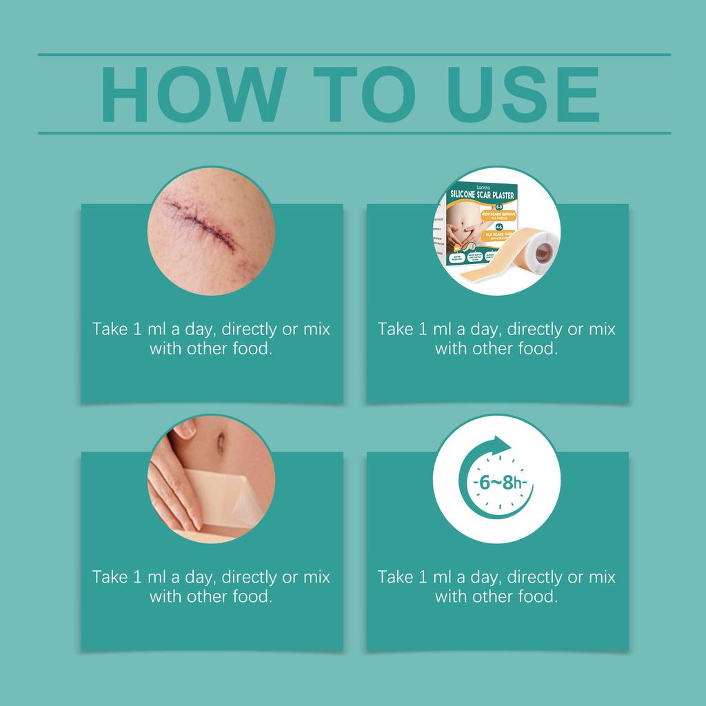 Silicone Scar Patches Moisturize The Skin, Care For Scar, Promote Smooth Skin And Reduce Discomfort.