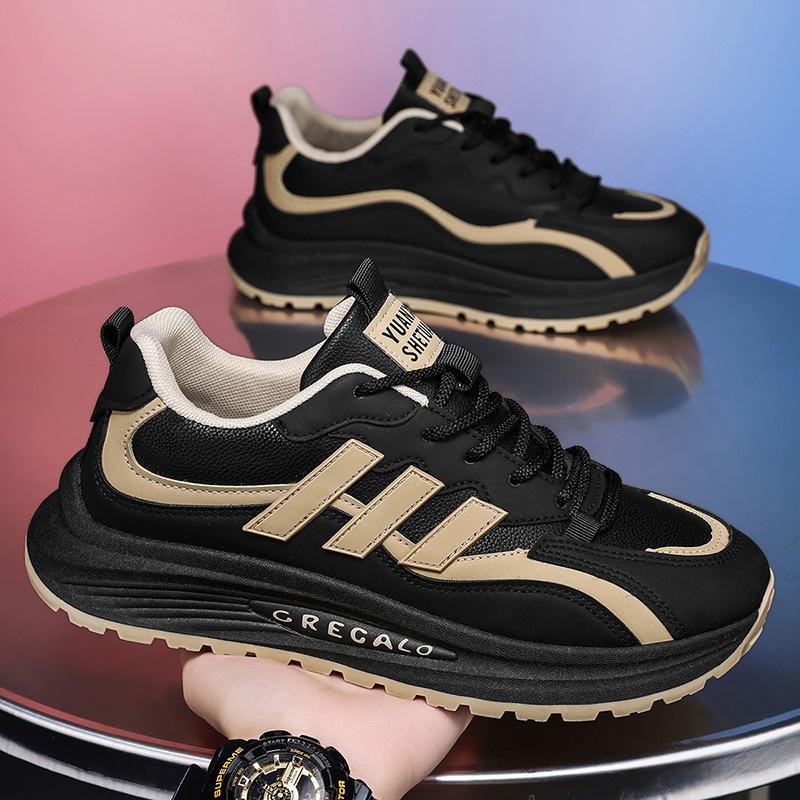 

Men s shoes, sneakers, men s spring, 2025 new breathable dad shoes, men s trendy student daily casual shoes, men 39