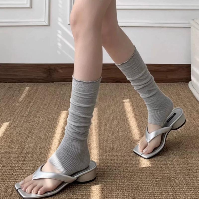 

Gray Ballet-style Lace Ankle Socks for Summer, Short Style, Long Tube Leg Coverings for Legs, Suitable for Summer. 1 pair сірий колір