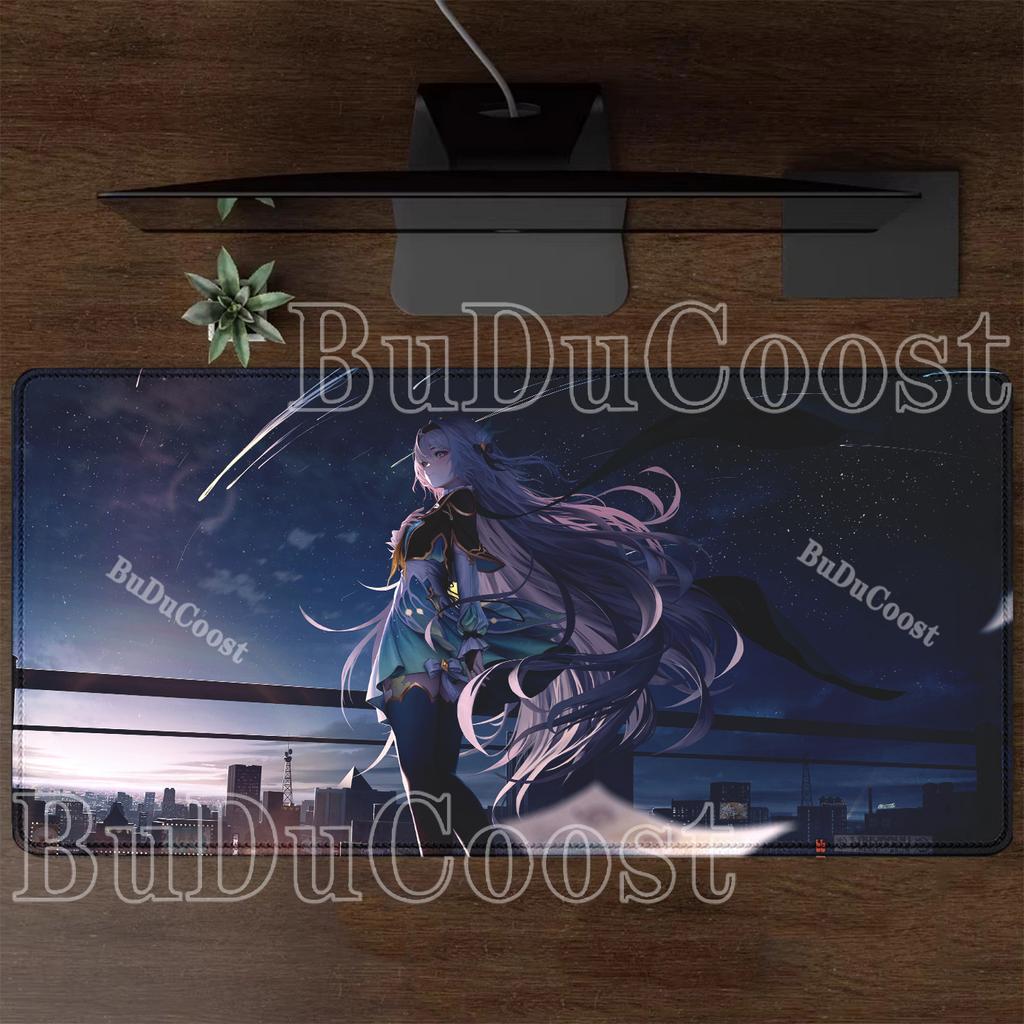 Anime Sexy Girl Firefly Honkai Star Rail HSR Mouse Pad Kawaii HD Printing Desk Mat Pc Cabinet Gaming Keyboard Xxl Large Mousepad