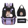 Capacity Large Childrens Backpack With Cartoon And Letter Designs Print