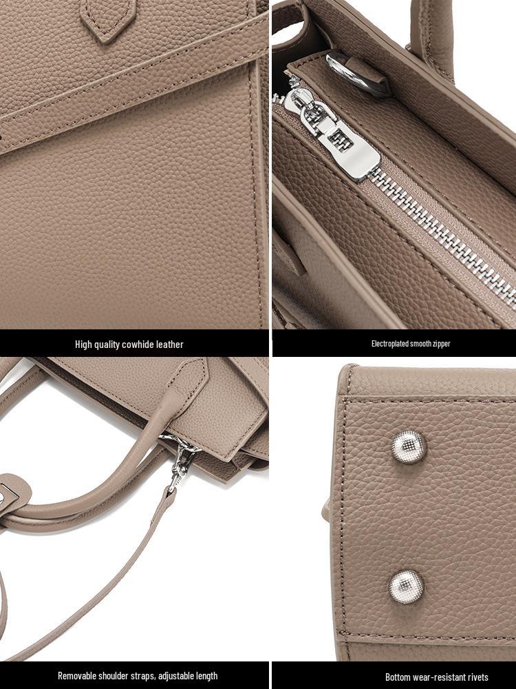2025 Women's Genuine Leather Versatile Fashion Handbag - Large Capacity Shoulder Bag