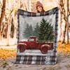 1pc Christmas Truck Blanket for Sofa Bed Soft and Light Bedding Ideal for Picnics, All-Season Christmas Outdoor Decor Accessories-c0803029