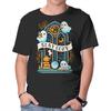 Unisex Crew Neck T-Shirt Stay Cozy And Spooky Graphic Short Sleeve Casual Tee