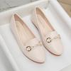 New soft leather Doudou shoes, soft-soled shoes in autumn, comfortable and not tired, shallow-mouth flat-soled single shoes