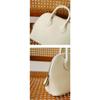 First Layer Cowhide Handheld Women's Bag, High-end Niche Design, Shell Bag, Simple and Versatile Mini Messenger Bowling Bag